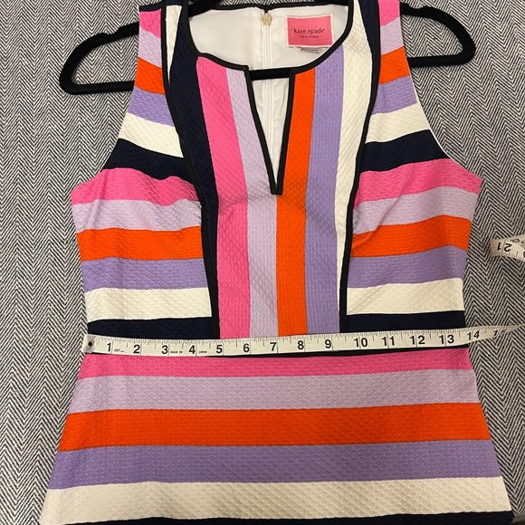 KATE SPADE - Mainline Sunset Stripe Jacquard Dress - Picture 6 of 8
